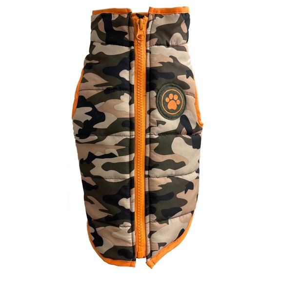 SimplyDog Camo And Orange Patch Bomber - Picture 2 of 8